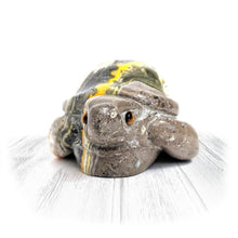 Load image into Gallery viewer, Bumblebee Jasper Turtle Zuni Fetish